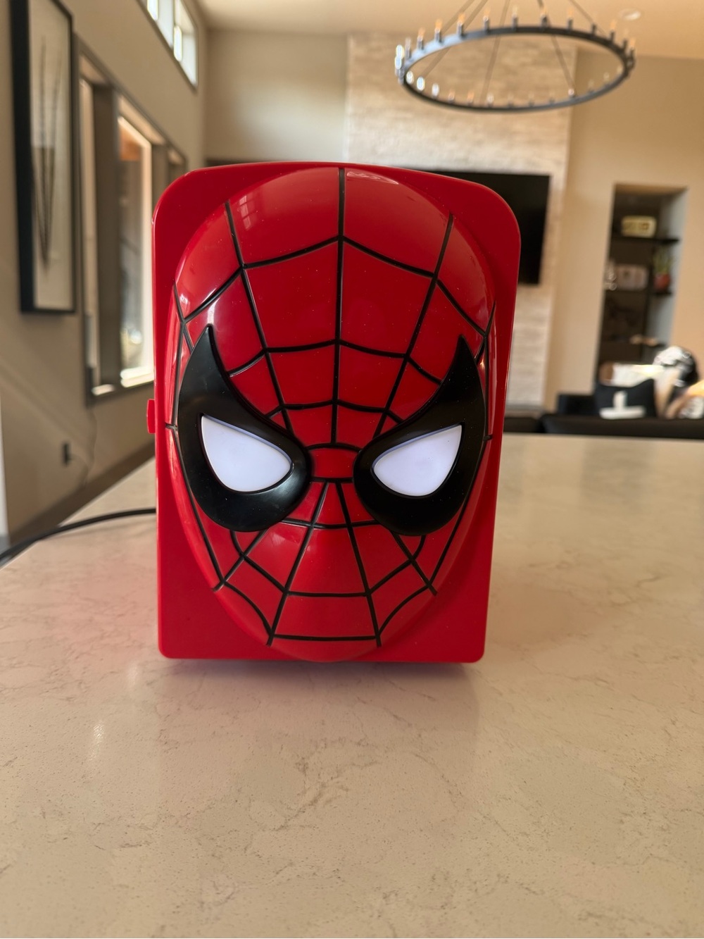 Marvel Spider-Man 4-Liter Mini Fridge Thermoelectric Cooler | Holds 6 Cans